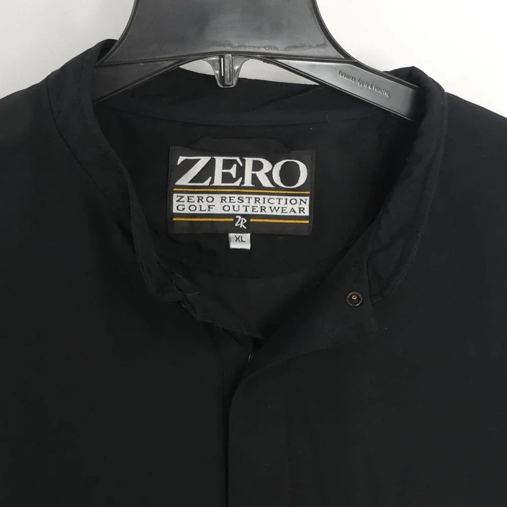 Zero Restriction Golf Outerwear Jacket‎ Windbreaker Black Men's XL